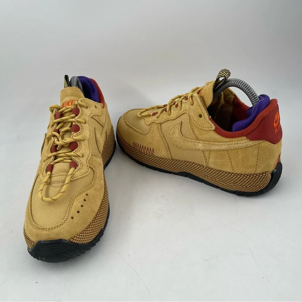 Nike Women’s Air Force 1 Wild Wheat Gold-SZ 6.5 -Low Lace-Up Shoes Sneaker